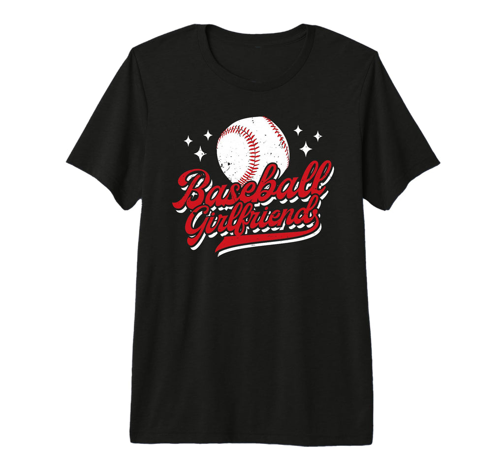 Baseball Girlfriend Proud Girlfriend T-Shirt - Novelty Apparel Unisex - T-Shirt, Sweatshirt, Hoodie