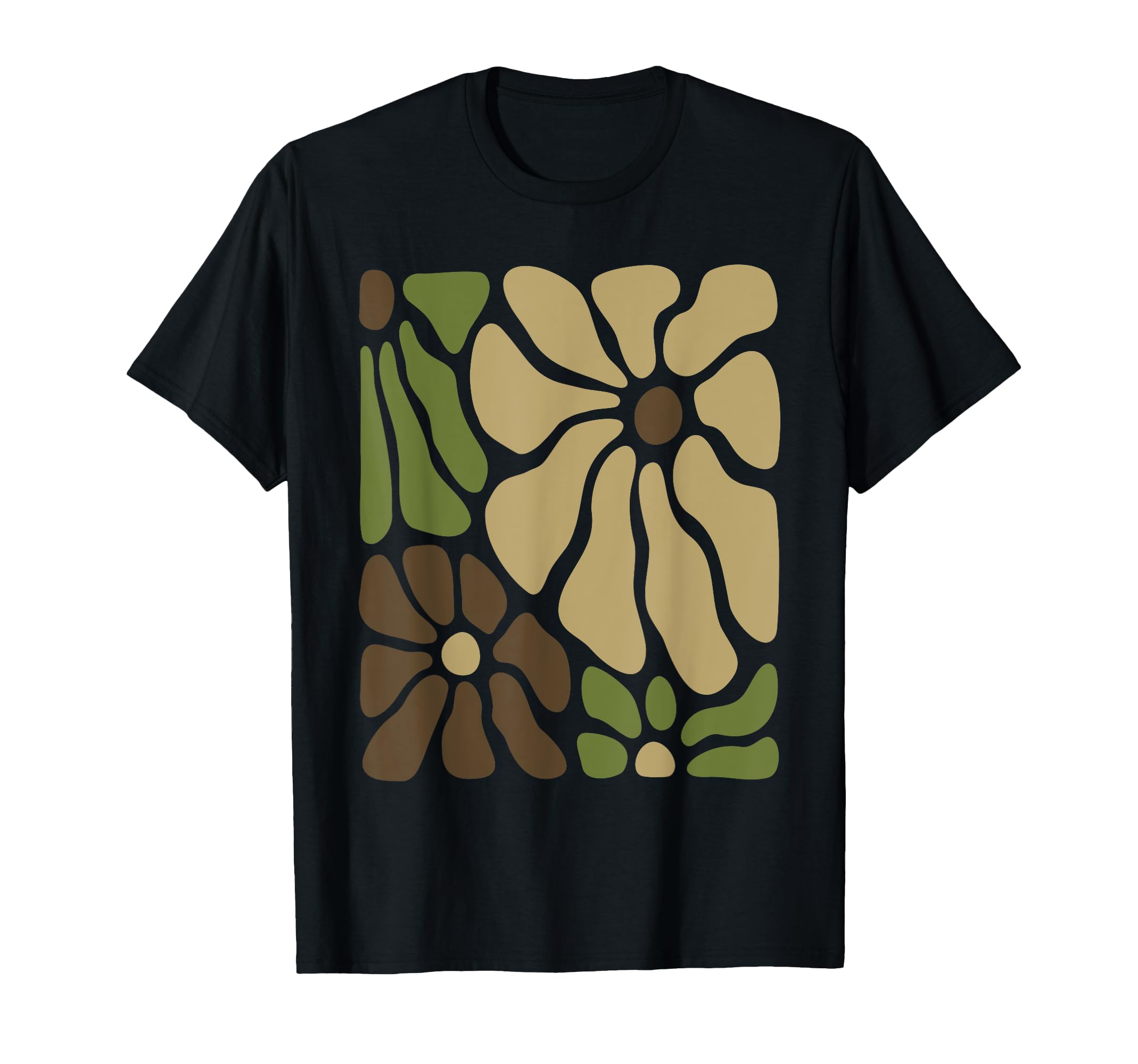 Womens Camo Floral Boho Flowers Camo T-Shirt - Minimalist Print Men Women - T-Shirt, Sweatshirt, Hoodie