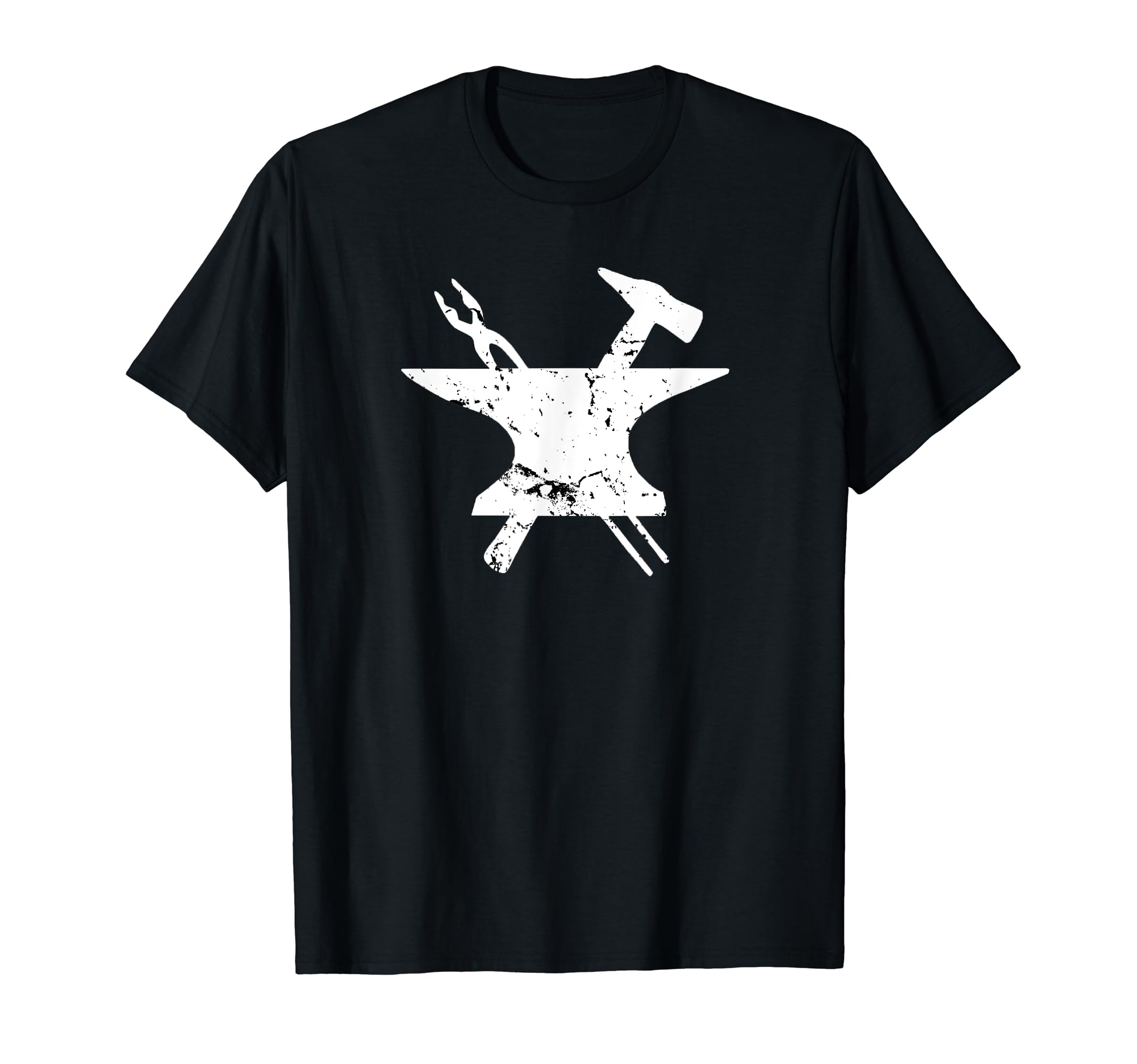Blacksmith Distressed T-Shirt - Minimalist Print Men Women - T-Shirt, Sweatshirt, Hoodie