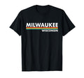 Milwaukee Wisconsin Stripes T-Shirt - Streetwear Style Men Women - T-Shirt, Sweatshirt, Hoodie