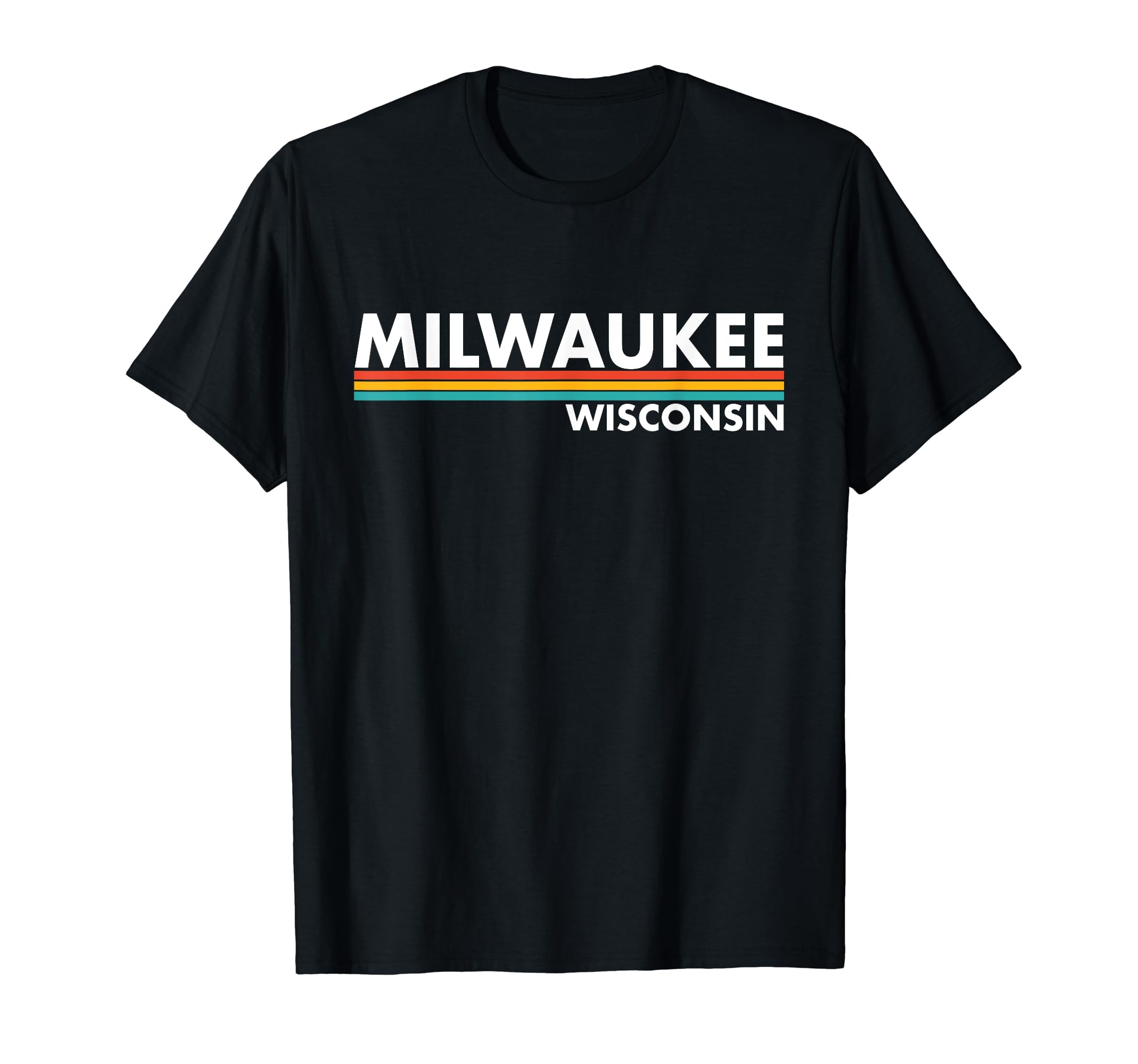 Milwaukee Wisconsin Stripes T-Shirt - Streetwear Style Men Women - T-Shirt, Sweatshirt, Hoodie