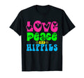 Groovy 70S Love Peace Hippies T-Shirt - Fun Novelty Design for Adults - T-Shirt, Sweatshirt, Hoodie