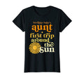 Womens Aunt First Trip Around Sun T-Shirt - Unique Graphic for Adults - T-Shirt, Sweatshirt, Hoodie