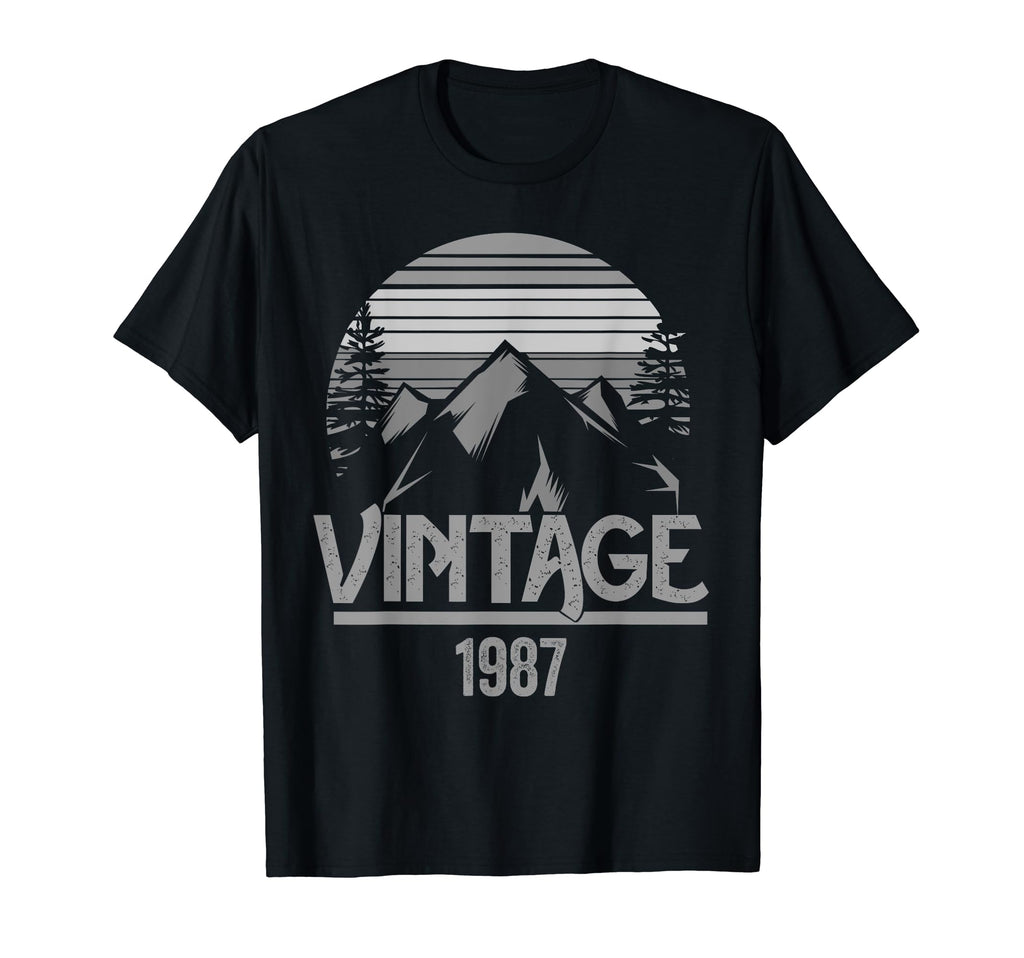 1987 Mountain Tip 32Nd Birthday 32 T-Shirt - Casual Everyday Wear Unisex - T-Shirt, Sweatshirt, Hoodie