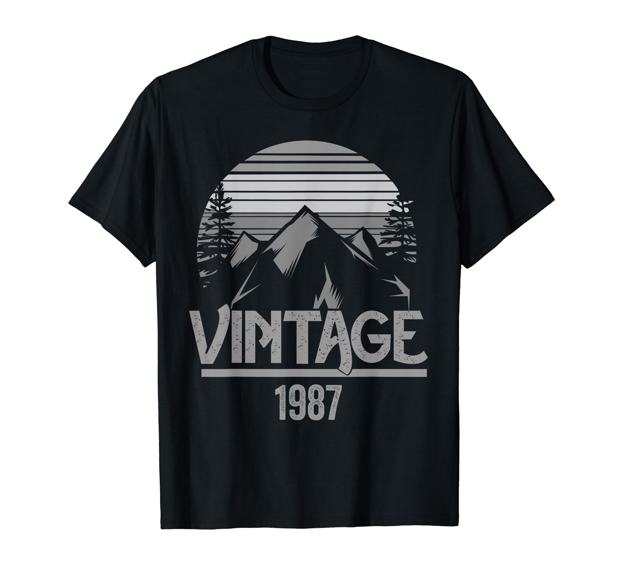 1987 Mountain Tip 32Nd Birthday 32 T-Shirt - Casual Everyday Wear Unisex - T-Shirt, Sweatshirt, Hoodie