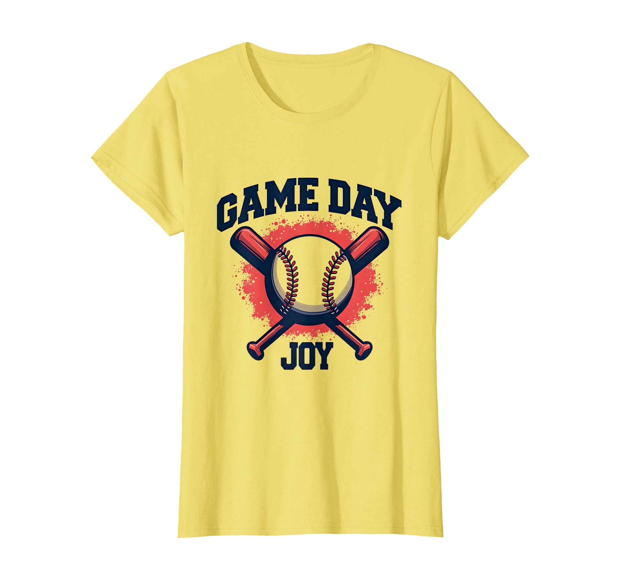 Game Day Joy Baseball Mom T-Shirt - Novelty Apparel for Adults - T-Shirt, Sweatshirt, Hoodie