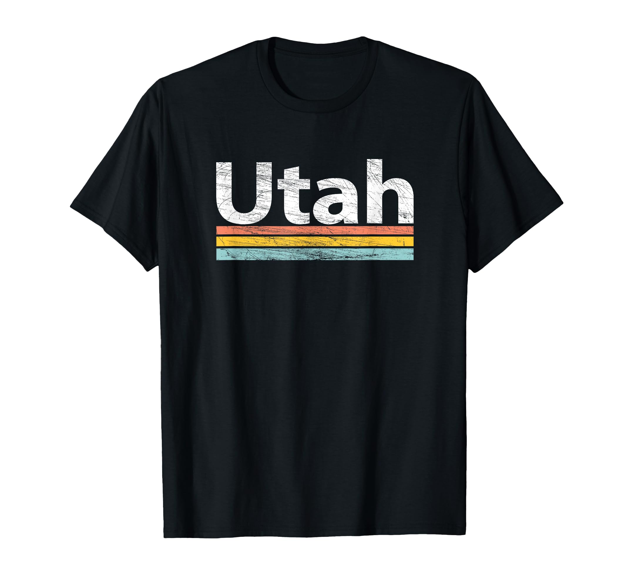 Utah Worn Stripes T-Shirt - Graphic Print Unisex - T-Shirt, Sweatshirt, Hoodie