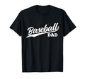 Baseball Dad 1970S Cursive Font T-Shirt - Fun Novelty Design for Adults - T-Shirt, Sweatshirt, Hoodie