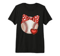 Watercolor I Love Baseball Mom Funny T-Shirt - Unique Graphic for Adults - T-Shirt, Sweatshirt, Hoodie