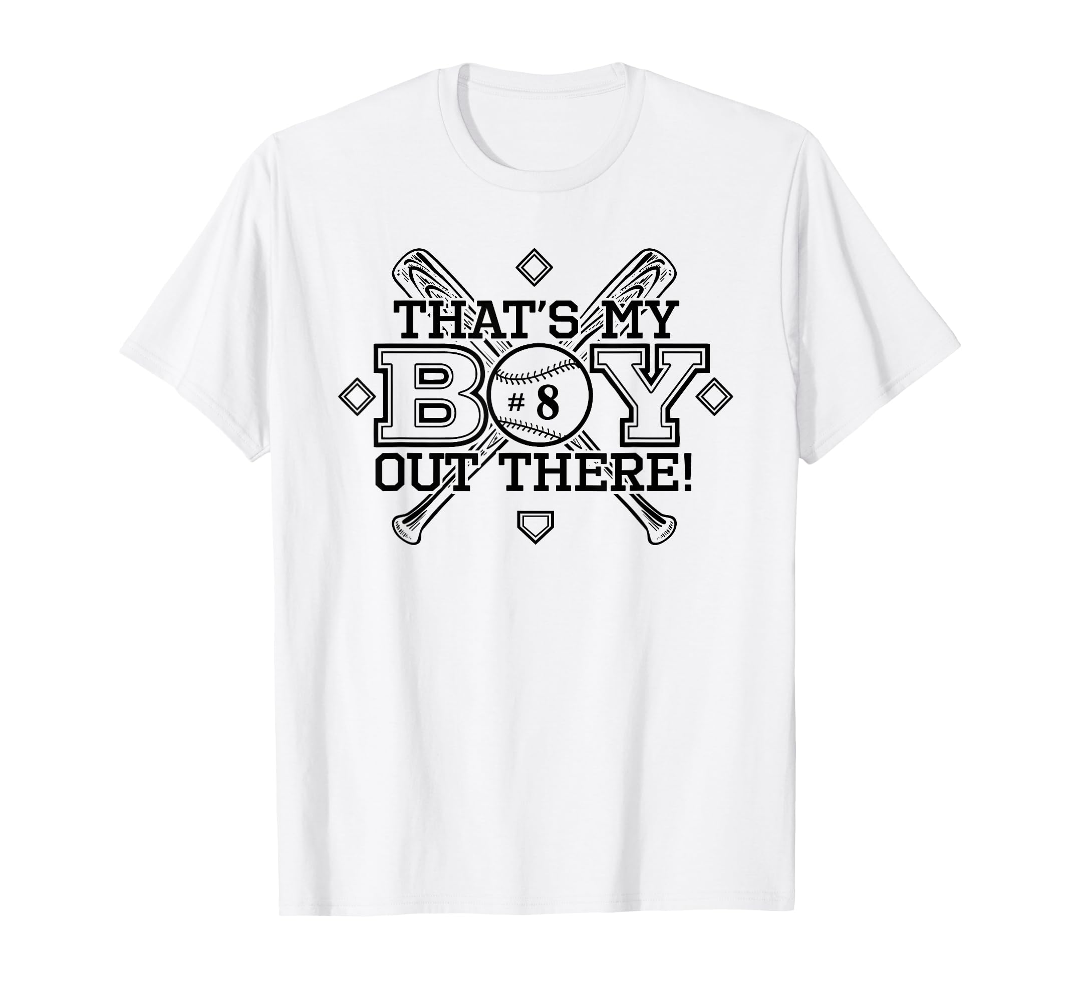 Baseball Mom Dad Thats My Proud Parent T-Shirt - Unique Graphic Unisex - T-Shirt, Sweatshirt, Hoodie