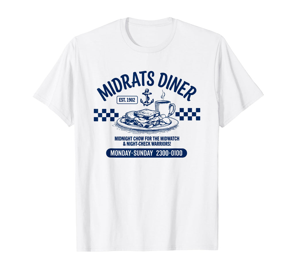 Midrats Diner Funny Sailor T-Shirt - Unique Graphic for Adults - T-Shirt, Sweatshirt, Hoodie
