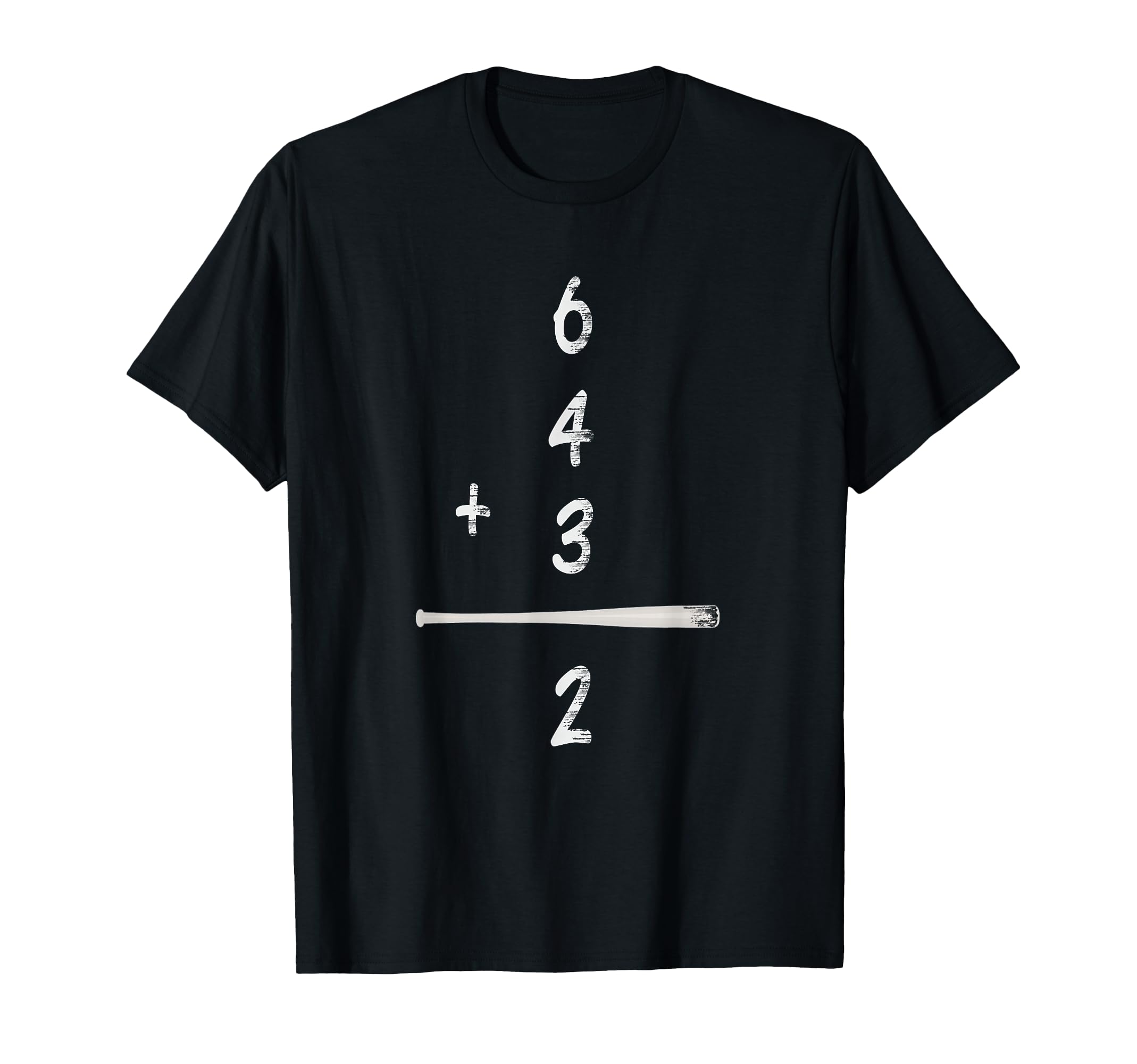 Baseball Math 6 4 3 2 Double Play T-Shirt - Streetwear Style Men Women - T-Shirt, Sweatshirt, Hoodie