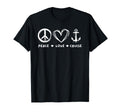 Peace Love Cruise Ocean Family T-Shirt - Casual Everyday Wear Men Women - T-Shirt, Sweatshirt, Hoodie