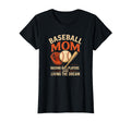 Baseball Mom Life Raising T-Shirt - Fun Novelty Design for Adults - T-Shirt, Sweatshirt, Hoodie