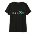 Baseball Softball Baseball Mom Heartbeat T-Shirt - Unique Graphic Unisex - T-Shirt, Sweatshirt, Hoodie