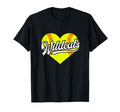 Softball Heart Wildcats Team T Ball T-Shirt - Minimalist Print Unisex - T-Shirt, Sweatshirt, Hoodie