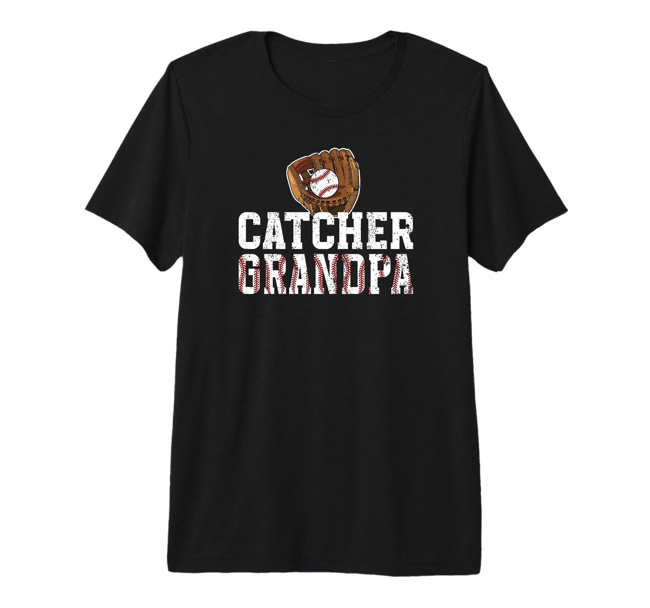 Mens Baseball Catcher Grandpa Baseball T-Shirt - Trendy Graphic for Adults - T-Shirt, Sweatshirt, Hoodie