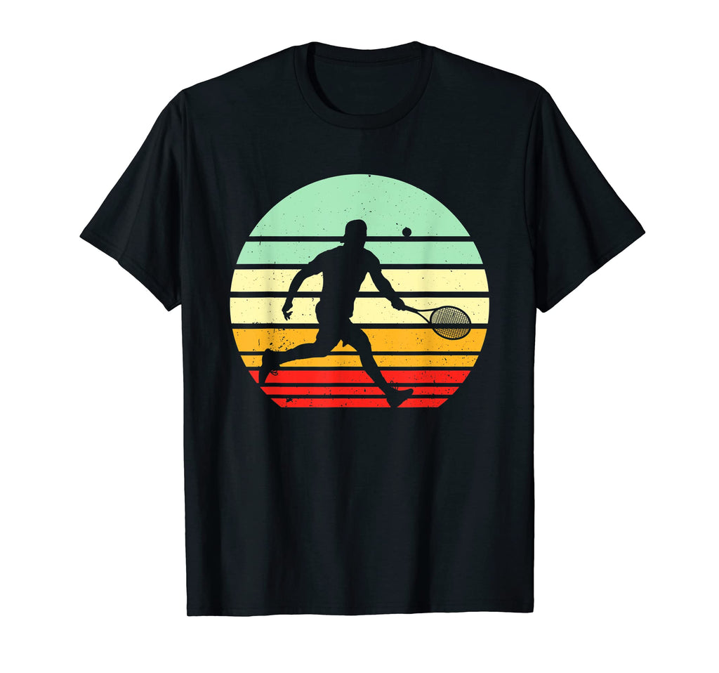 Tennis Player Team 80S Sunset Tennis T-Shirt - Trendy Graphic for Adults - T-Shirt, Sweatshirt, Hoodie