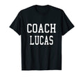 Coach Lucas Custom Football Soccer T-Shirt - Minimalist Print Men Women - T-Shirt, Sweatshirt, Hoodie