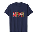 Baseball Mama Big Letters Leopard T-Shirt - Trendy Graphic Men Women - T-Shirt, Sweatshirt, Hoodie