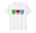 Peace Love Salads T-Shirt - Custom Art Print Men Women - T-Shirt, Sweatshirt, Hoodie