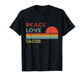 Peace Love Tacos T-Shirt - Minimalist Print for Adults - T-Shirt, Sweatshirt, Hoodie
