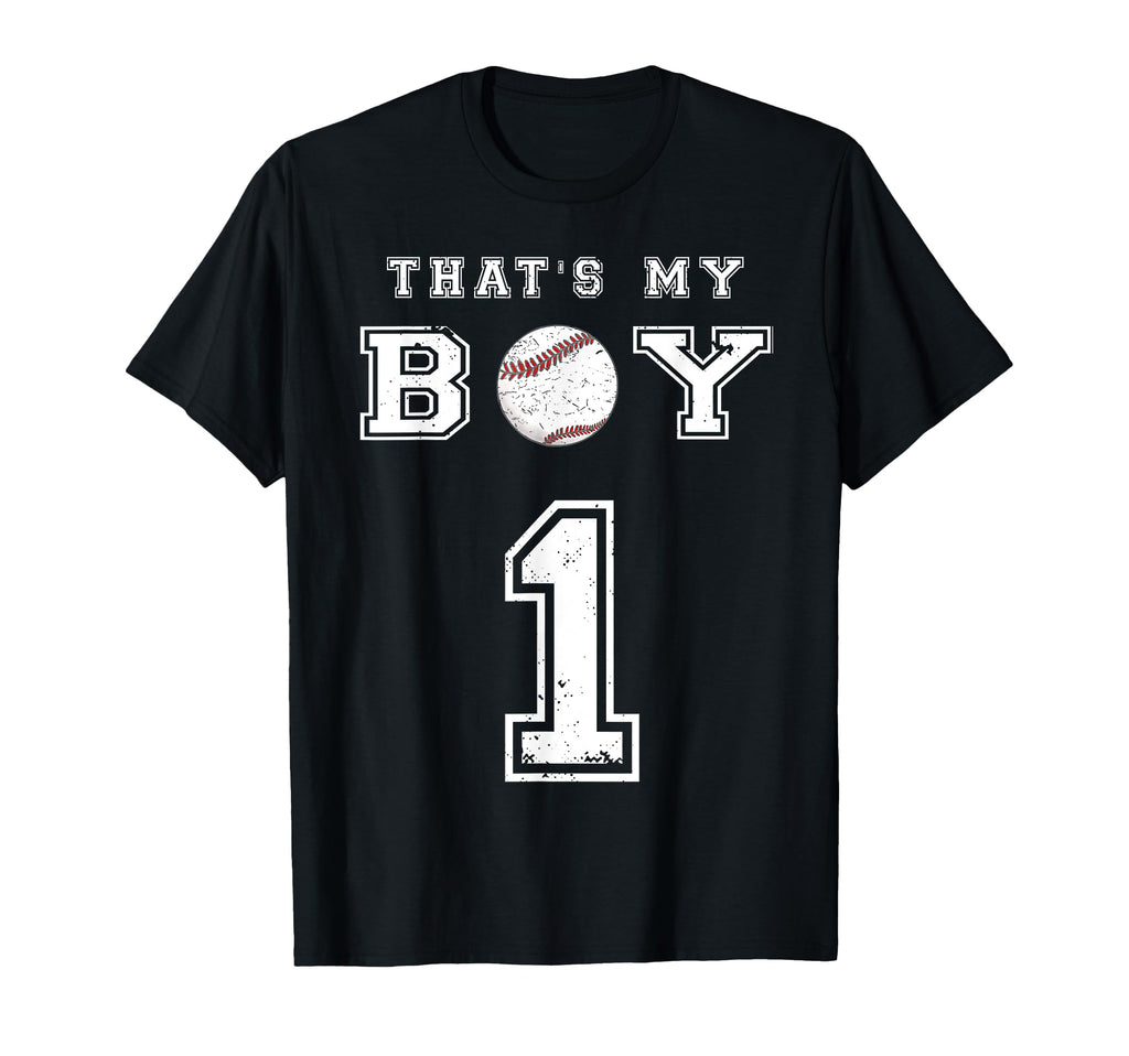 Thats My Baseball 1 Jersey Number T-Shirt - Minimalist Print for Adults - T-Shirt, Sweatshirt, Hoodie