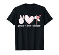 Peace Love Deliver Postal Worker Ballot T-Shirt - Graphic Print Men Women - T-Shirt, Sweatshirt, Hoodie