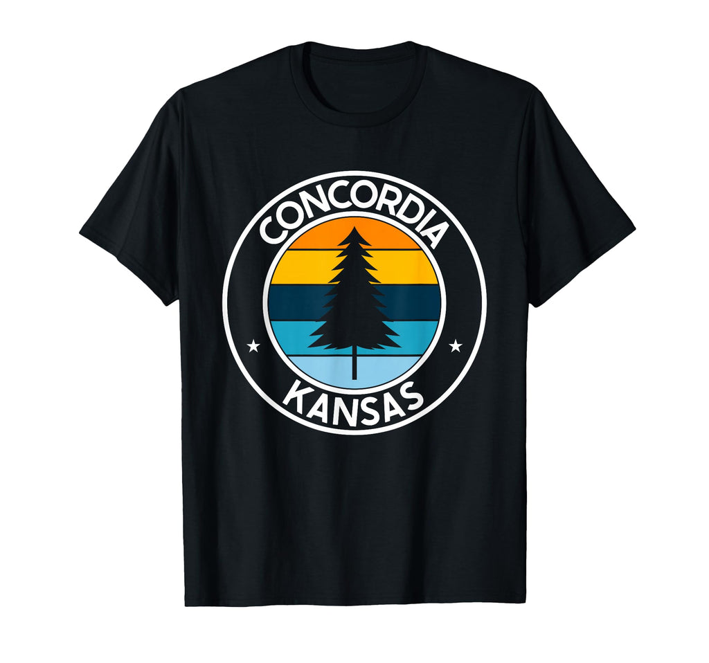 Concordia Kansas Ks Tree Sunset T-Shirt - Streetwear Style Men Women - T-Shirt, Sweatshirt, Hoodie