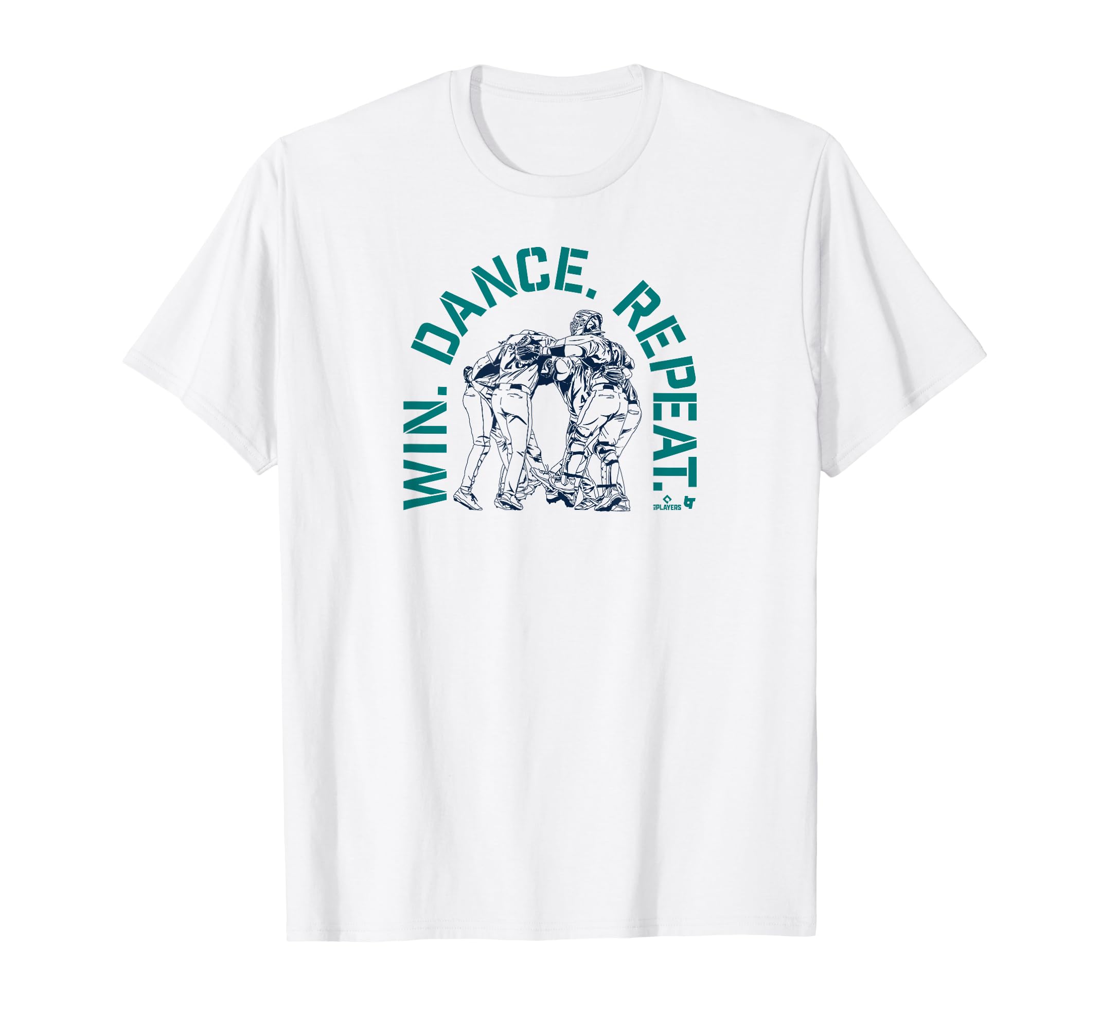Seattle Baseball Win Dance Repeat T-Shirt - Novelty Apparel for Adults - T-Shirt, Sweatshirt, Hoodie