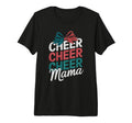 Cheer Mom Mother Bow Cheerleader T-Shirt - Casual Everyday Wear Unisex - T-Shirt, Sweatshirt, Hoodie