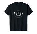 Aspen Colorado Distressed Ski T-Shirt - Casual Everyday Wear Men Women - T-Shirt, Sweatshirt, Hoodie
