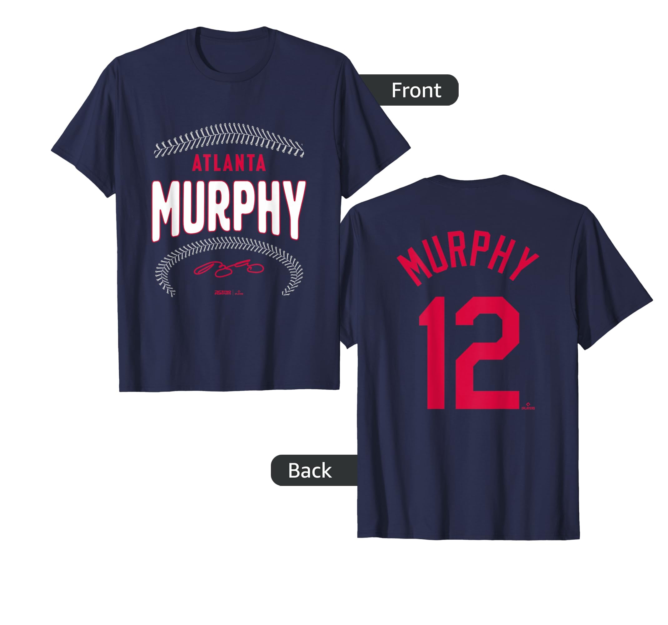 Sean Murphy Atlanta Baseball Name T-Shirt - Custom Art Print Men Women - T-Shirt, Sweatshirt, Hoodie