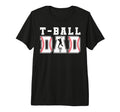 Groovy T Ball Dad Father Happy Fathers T-Shirt - Graphic Print Men Women - T-Shirt, Sweatshirt, Hoodie