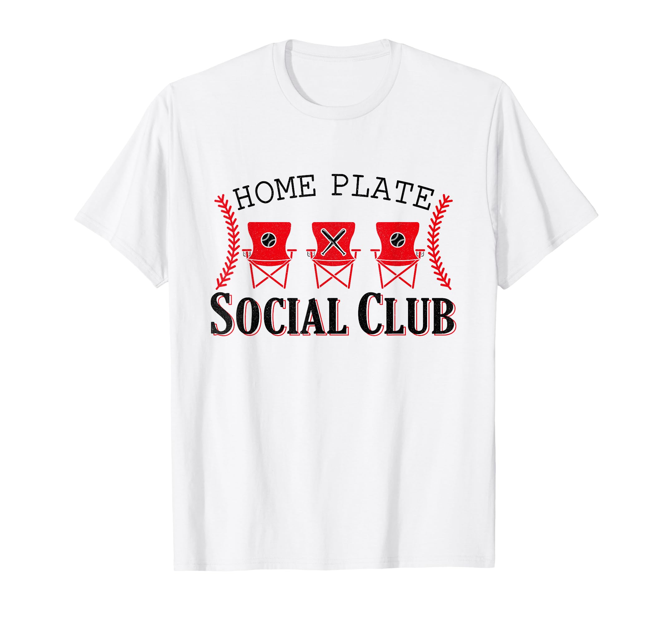 Home Plate Social Club Softball Season T-Shirt - Graphic Print for Adults - T-Shirt, Sweatshirt, Hoodie