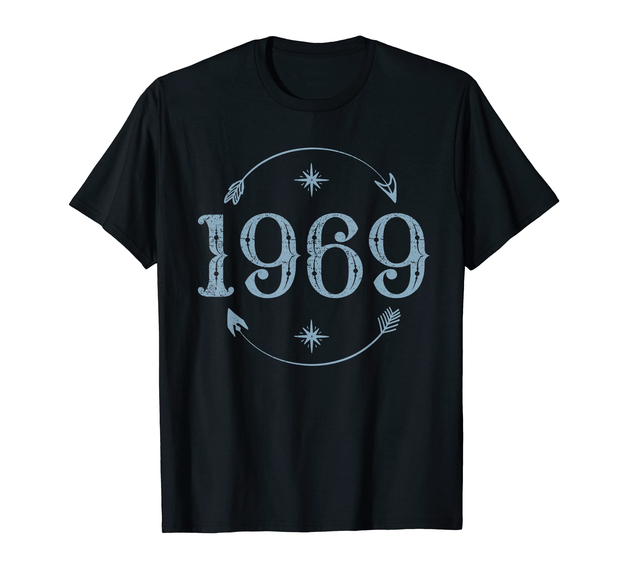 1969 53 Yo 53Th Birthday Boho T-Shirt - Unique Graphic Unisex - T-Shirt, Sweatshirt, Hoodie