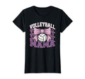 Volleyball Mama Coquette Bow Game Day T-Shirt - Custom Art Print Unisex - T-Shirt, Sweatshirt, Hoodie