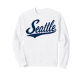 Seattle Washington Varsity Script Sweatshirt - Casual Everyday Wear Unisex - T-Shirt, Sweatshirt, Hoodie