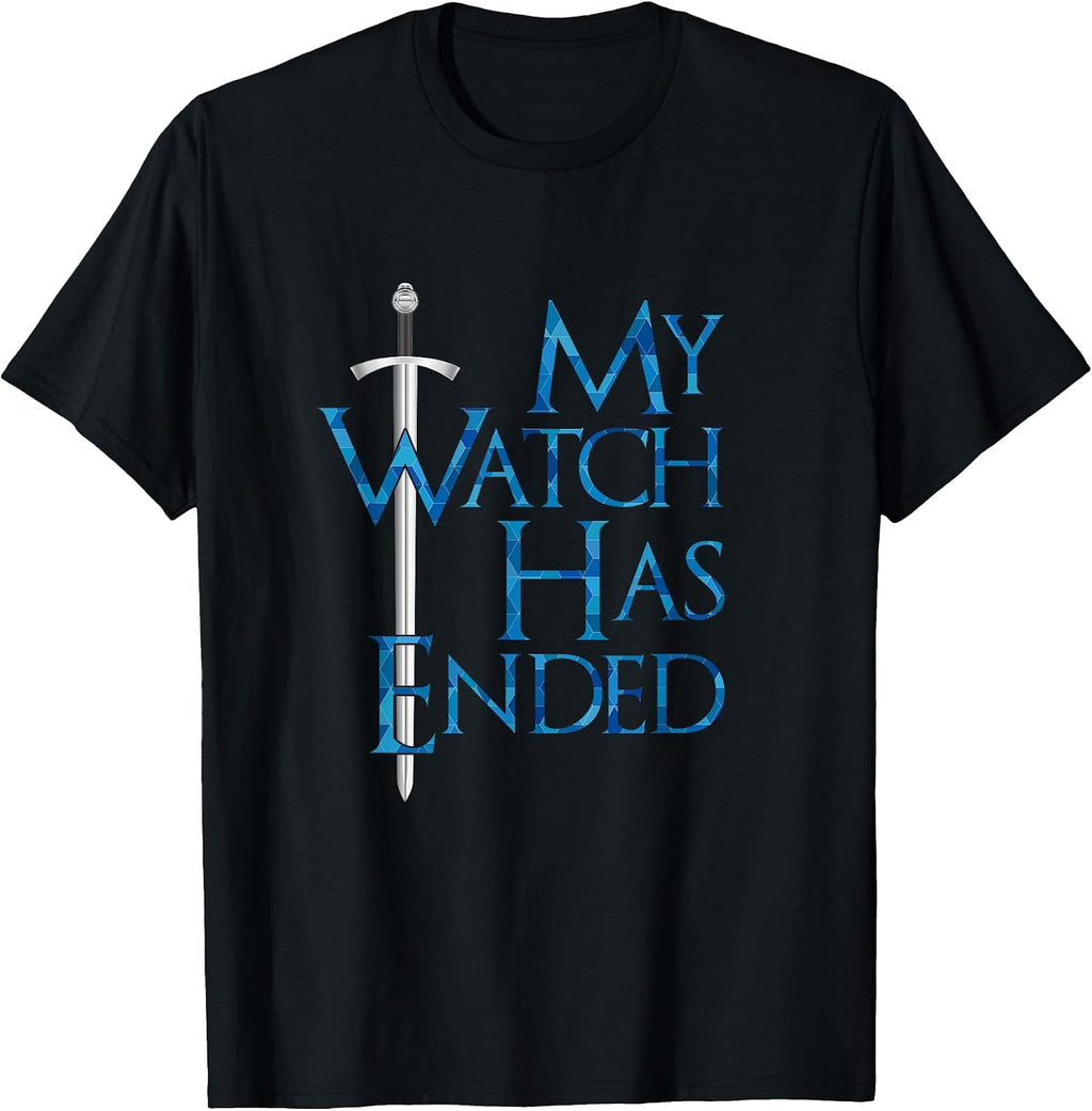 My Watch Has Ended - Adult & Kids T-Shirts, Sweatshirts & Hoodies apparel design preview 1