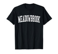 Meadowbrook Va Distressed White T-Shirt - Fun Novelty Design for Adults - T-Shirt, Sweatshirt, Hoodie