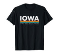 Iowa Hawkeye State Stripes T-Shirt - Unique Graphic Men Women - T-Shirt, Sweatshirt, Hoodie