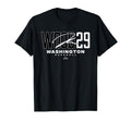 Name Number City James Wood 29 Washington T-Shirt - Unique Graphic Unisex - T-Shirt, Sweatshirt, Hoodie