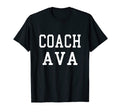 Coach Ava Custom Football Soccer T-Shirt - Casual Everyday Wear Men Women - T-Shirt, Sweatshirt, Hoodie