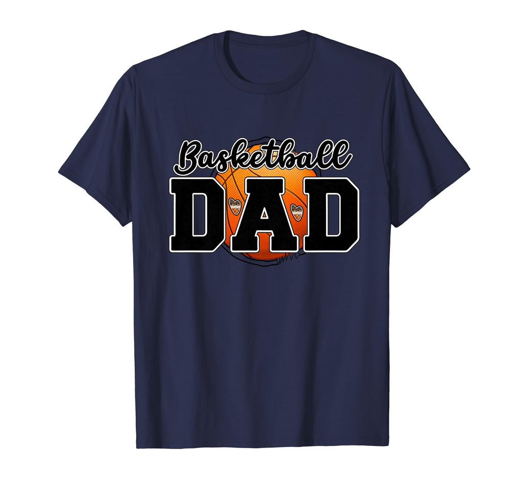 Basketball Dad Happy Fathers Day Wife T-Shirt - Unique Graphic for Adults - T-Shirt, Sweatshirt, Hoodie