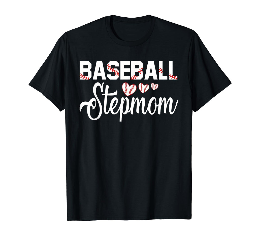 Proud Baseball Stepmom Family Shirts T-Shirt - Graphic Print for Adults - T-Shirt, Sweatshirt, Hoodie