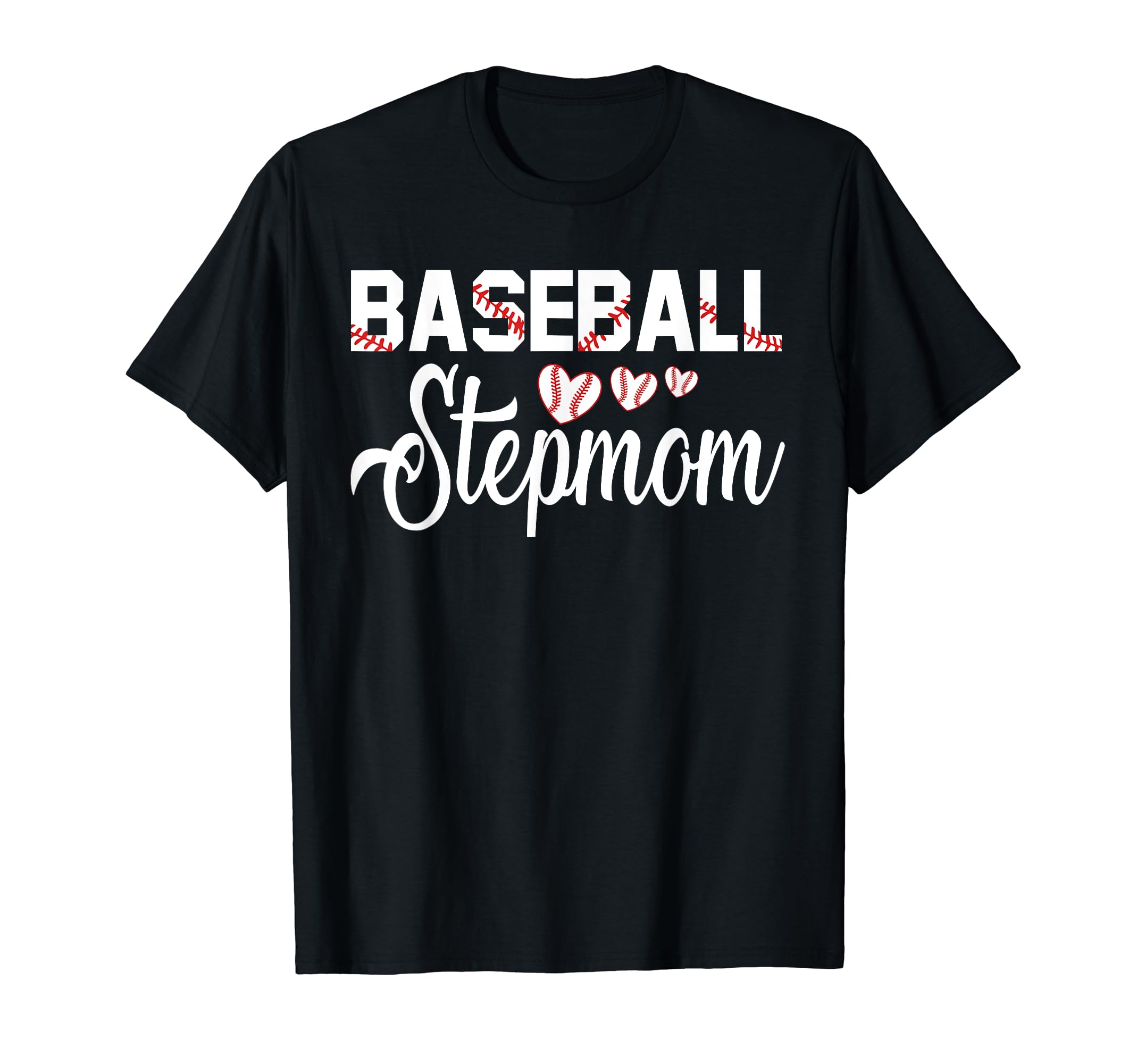 Proud Baseball Stepmom Family Shirts T-Shirt - Graphic Print for Adults - T-Shirt, Sweatshirt, Hoodie