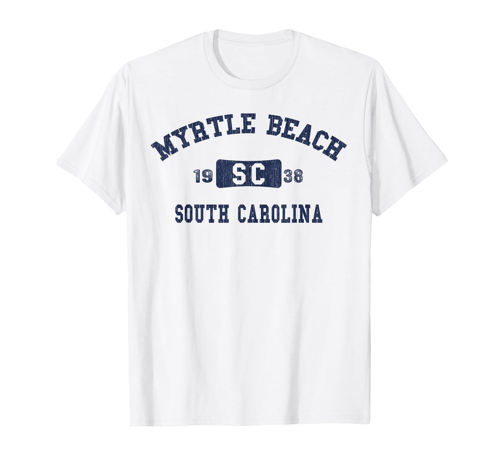 Distressed Myrtle Beach South Carolina T-Shirt - Novelty Apparel Unisex - T-Shirt, Sweatshirt, Hoodie