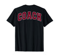 Coach Sports Trainer Varsity Team Red T-Shirt - Novelty Apparel Men Women - T-Shirt, Sweatshirt, Hoodie