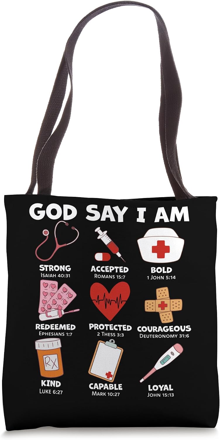 Bible Verses Christian Nurse Life Outfit Gifts - Adult & Kids T-Shirts, Sweatshirts & Hoodies apparel design preview 1