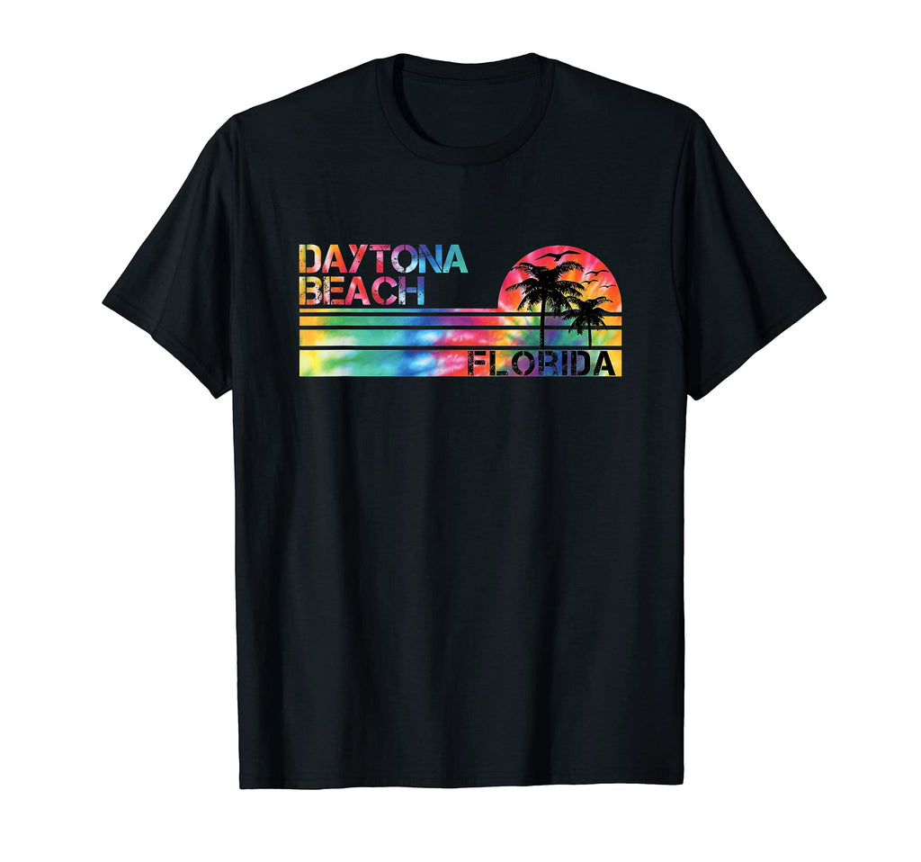 Daytona Beach Florida Tie Dye Inspired T-Shirt - Graphic Print Men Women - T-Shirt, Sweatshirt, Hoodie
